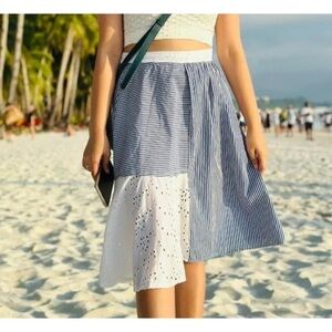 Zara Basic Midi Skirt summer dress outfits, Size S